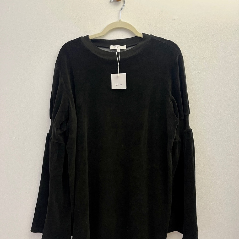 Velvet black dress